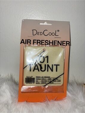 DedCool Taunt Vanilla & Amber Air Freshener - 01 Taunt